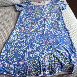 Lilly Pulitzer Blue and Green Dress